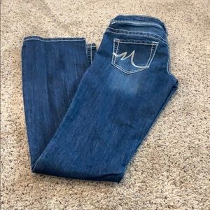 Maurice’s 0 long boot cut jeans